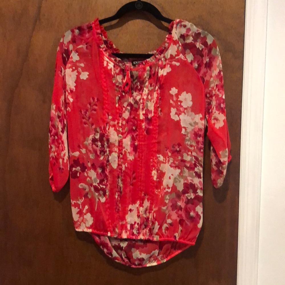 Flowered blouse